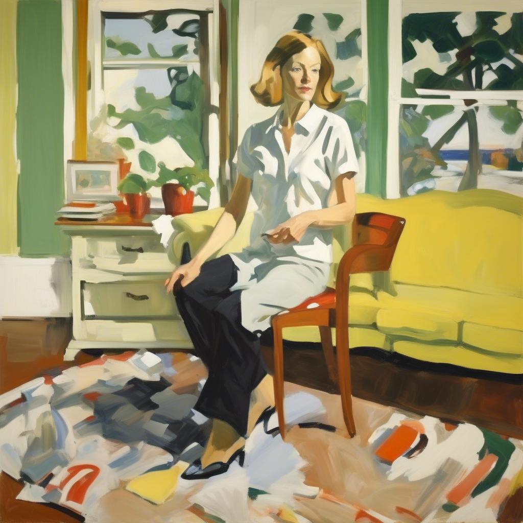 Fairfield Porter #1 – Elaine de Kooning